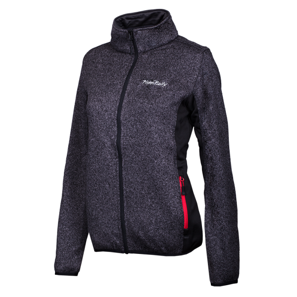 image-alt-Damen Strickfleecejacke Tremblant, graphit