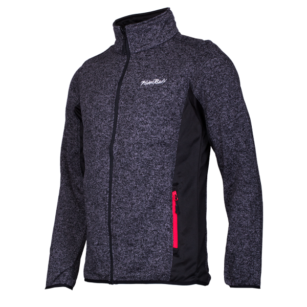 image-alt-Herren Strickfleecejacke Tremblant, graphit